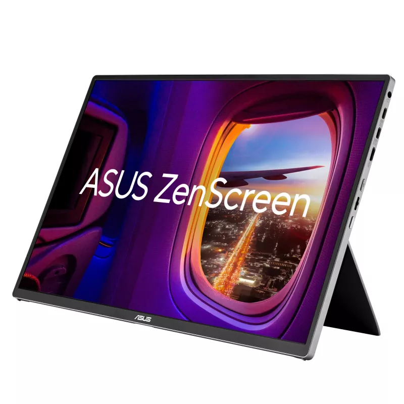 Ecrã de computador ASUS ZenScreen OLED MQ16FC 40,6 cm (16 polegadas) 1920 x 1200 píxeis WUXGA prateado