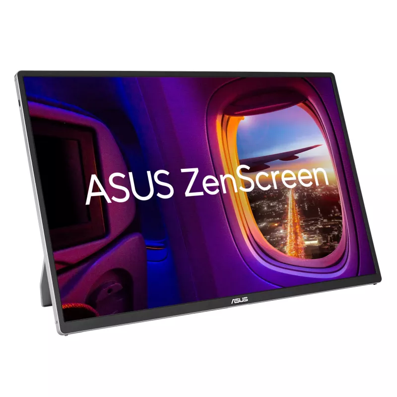 Ecrã de computador ASUS ZenScreen OLED MQ16FC 40,6 cm (16 polegadas) 1920 x 1200 píxeis WUXGA prateado