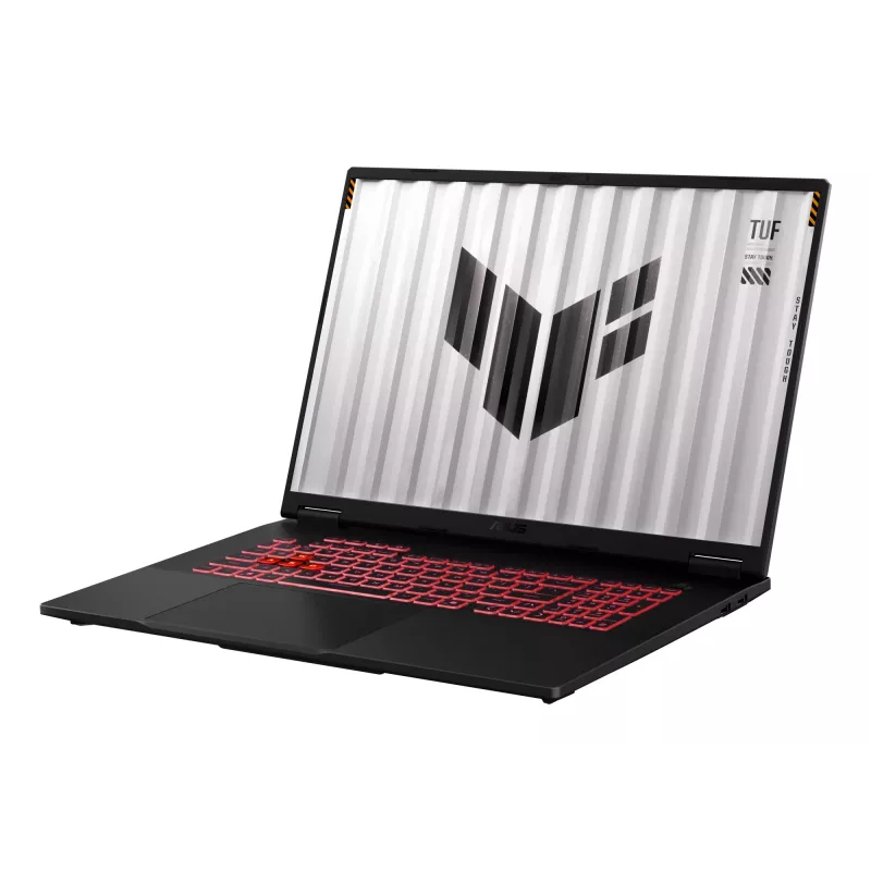 ASUS TUF Gaming A18 TUF808UM-DICS8103W portátil AMD Ryzen™ 7 260 45,7 cm (18 polegadas) WUXGA 32 GB DDR5-SDRAM 1 TB SSD NVIDIA GeForce RTX 5060 Wi-Fi 6E (802.11ax) Windows 11 Home preto, cinzento