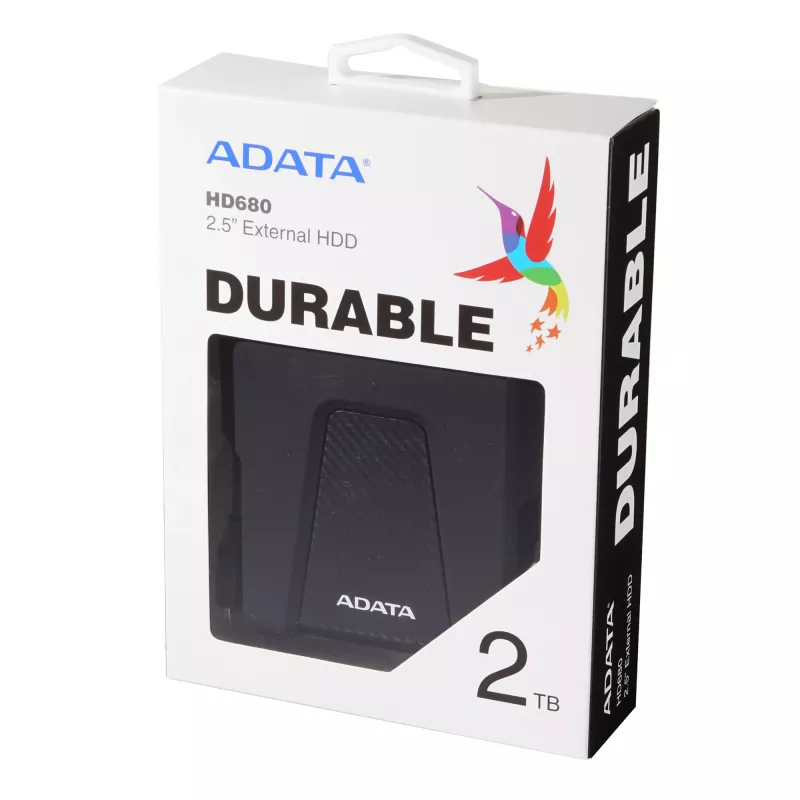 ADATA HD680 disco rígido externo 2 TB USB 3.2 Gen 1 (3.1 Gen 1) preto