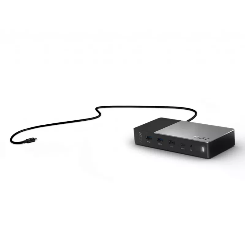 Docking station MSI USB-C Gen 2 USB 3.2 Gen 2 (3.1 Gen 2) Type-C preto