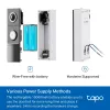 Câmara de campainha de vídeo TP-Link Tapo 1 × D235, 1 × D100C, preto, branco, IP66, 130°, IR, parede, CE, RoHS, RCM, R-NZ, FCC, EAC, Triman, UKCA