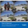 Câmara de campainha de vídeo TP-Link Tapo 1 × D235, 1 × D100C, preto, branco, IP66, 130°, IR, parede, CE, RoHS, RCM, R-NZ, FCC, EAC, Triman, UKCA