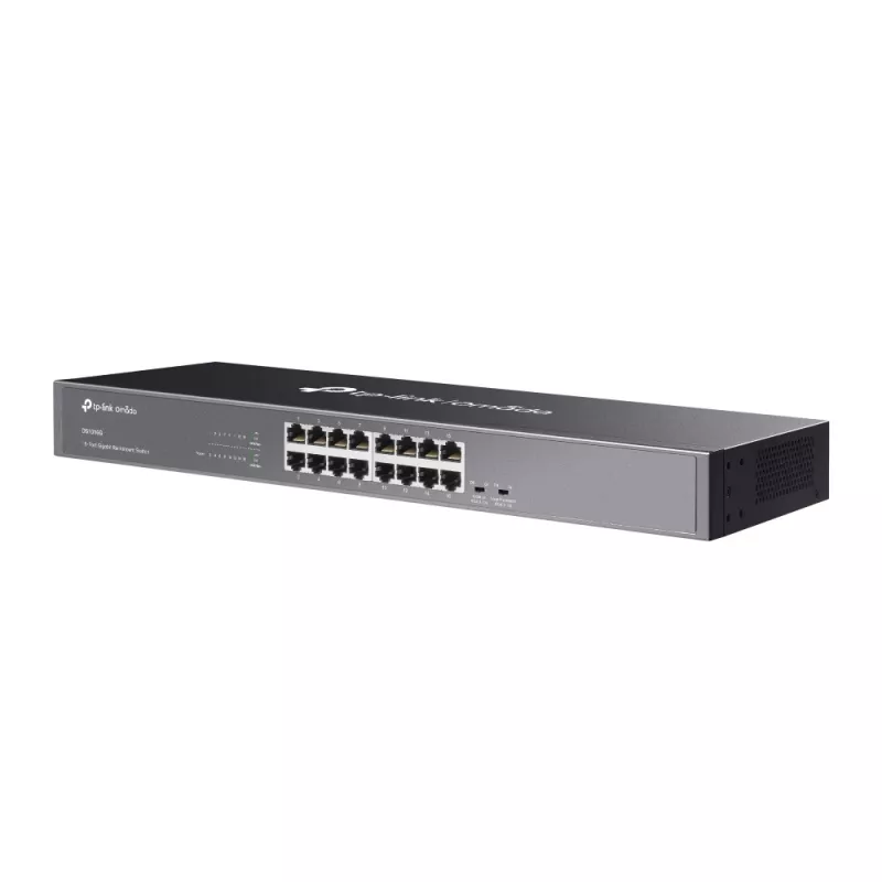 Switch de rede TP-Link Omada DS1016G Unmanaged Gigabit Ethernet (10/100/1000) 1U preto