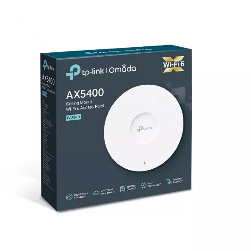 Ponto de acesso TP-Link Omada AX5400 Wi-Fi 6 2,4 GHz 5 GHz