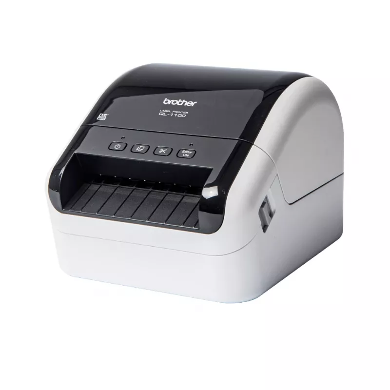 Impressora de etiquetas Brother QL-1100C transferência térmica 300 x 300 DPI 110 mm/seg. com fios