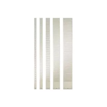 Painéis metálicos Nobo T-Card tamanho 2, 32 compartimentos, cinzento, 64 mm, 655 mm, 210 g, 64 mm, 13 mm