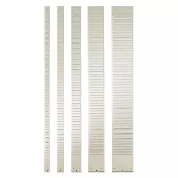 Quadros de planeamento Nobo T-Card tamanho 4, cinzento, 128 mm, 655 mm, 407 g, 130 mm, 655 mm