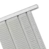 Quadros de planeamento Nobo T-Card tamanho 4, cinzento, 128 mm, 655 mm, 407 g, 130 mm, 655 mm