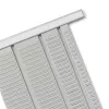 Quadros de planeamento Nobo T-Card tamanho 4, cinzento, 128 mm, 655 mm, 407 g, 130 mm, 655 mm