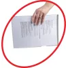 Dossiê antiderrapante Rexel A4 transparente (25), polipropileno (PP), transparente, 20 folhas, 25 unid.