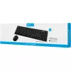 Sandberg Wireless Office DesktopSet INT, Sem fios, RF sem fios, Membrana, QWERTY, Preto, rato incluído