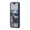 Capa de silicone dbramante1928 Monaco com MagSafe para iPhone 15 Pacific Blue