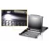 Comutador KVM ATEN CL5708N montagem em rack preto USB 1280x1024