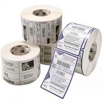 Papel de etiquetas Zebra Z-Perform 1000D branco – térmico direto, material de papel