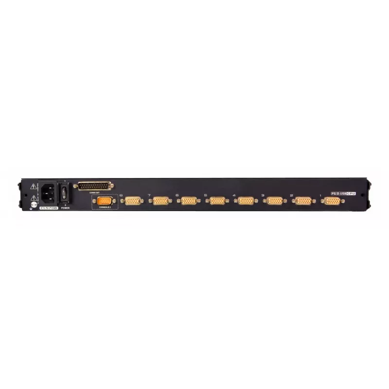 Comutador KVM ATEN CL5708M montagem em rack preto 1U LCD 17 polegadas CL5708M-CH