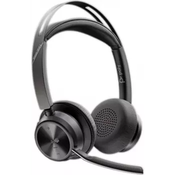 Headset HP Poly Voyager Focus 2 Microsoft Teams Certified USB-C-C + adaptador USB-C/A