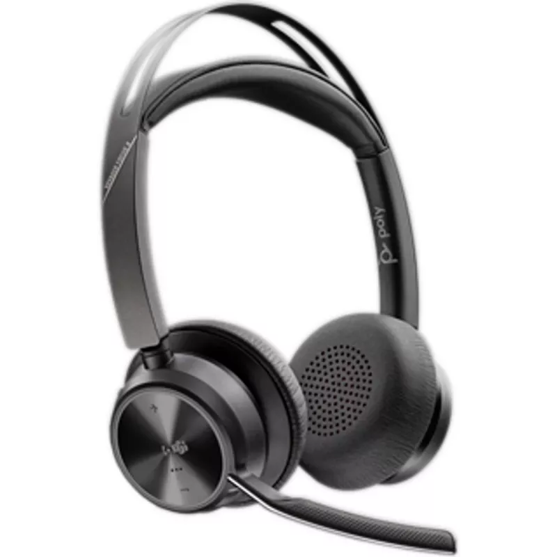Headset HP Poly Voyager Focus 2 Microsoft Teams Certified USB-C-C + adaptador USB-C/A