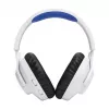 Headset JBL Quantum 360P sem fios arco gaming USB Type-C Bluetooth azul, branco