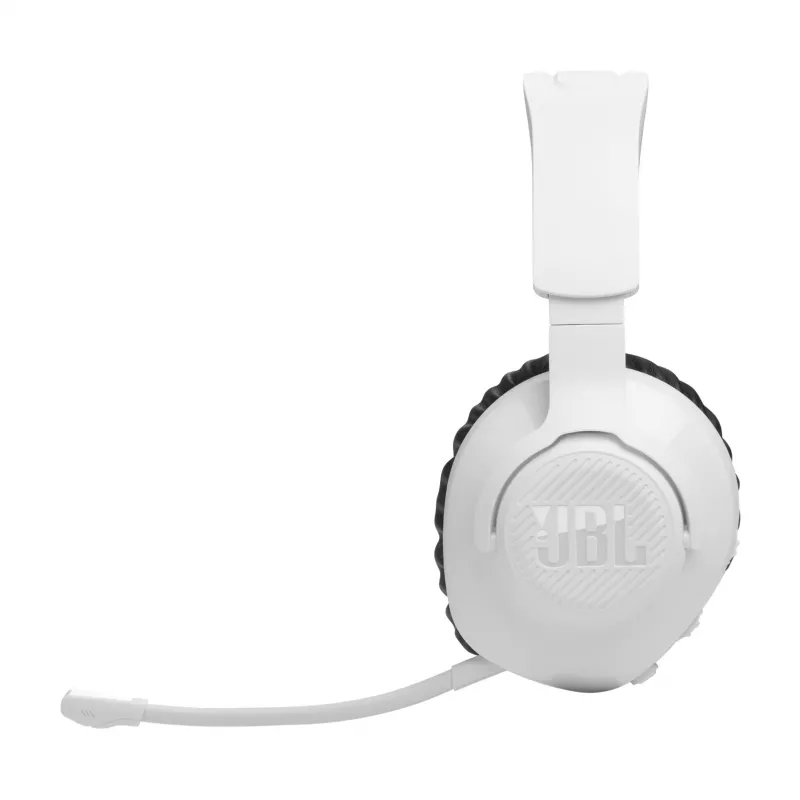 Headset JBL Quantum 360P sem fios arco gaming USB Type-C Bluetooth azul, branco