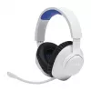 Headset JBL Quantum 360P sem fios arco gaming USB Type-C Bluetooth azul, branco