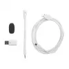 Headset JBL Quantum 360P sem fios arco gaming USB Type-C Bluetooth azul, branco