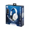 Headset JBL Quantum 360P sem fios arco gaming USB Type-C Bluetooth azul, branco