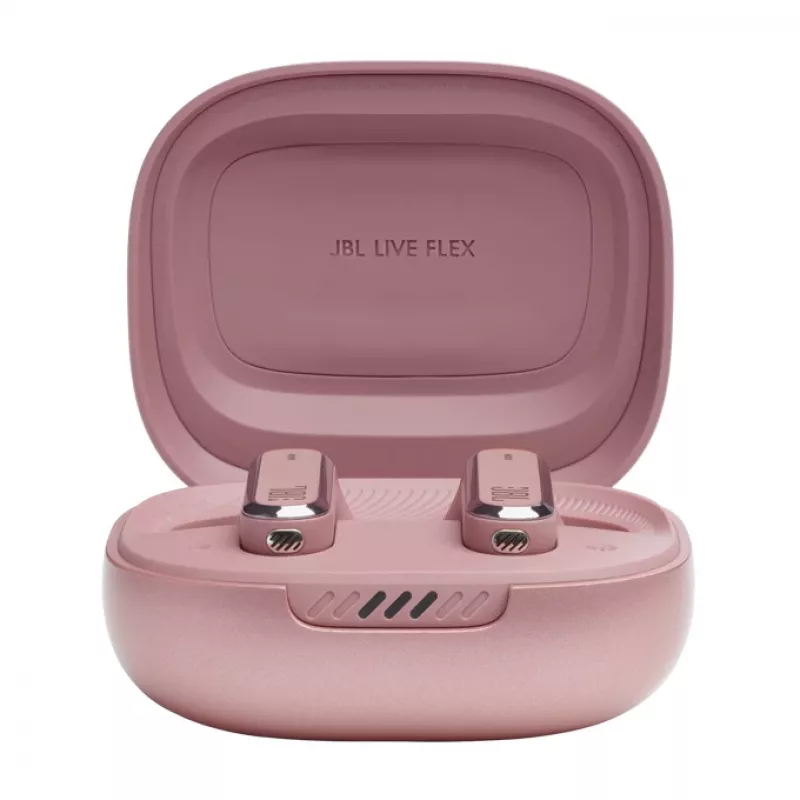 Headset JBL LIVE FLEX sem fios intra-auricular chamadas/música Bluetooth rosa