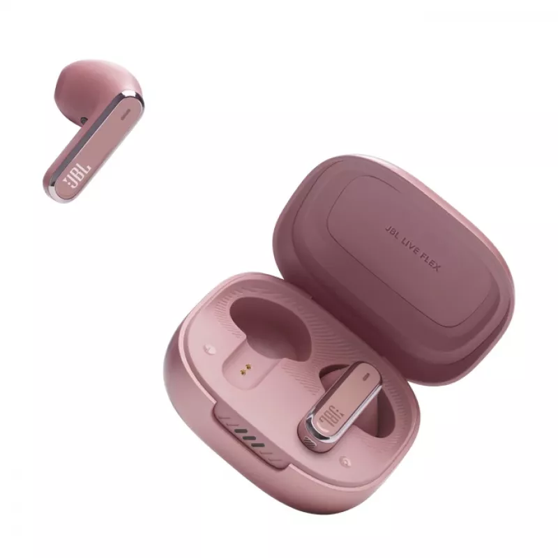 Headset JBL LIVE FLEX sem fios intra-auricular chamadas/música Bluetooth rosa