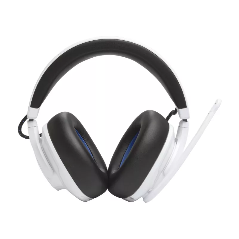Headset JBL Quantum 910P com fios e sem fios arco gaming USB Type-C Bluetooth azul, branco