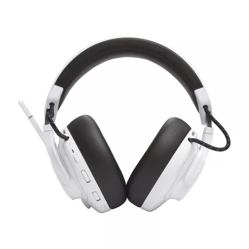 Headset JBL Quantum 910P com fios e sem fios arco gaming USB Type-C Bluetooth azul, branco