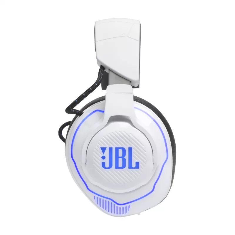 Headset JBL Quantum 910P com fios e sem fios arco gaming USB Type-C Bluetooth azul, branco