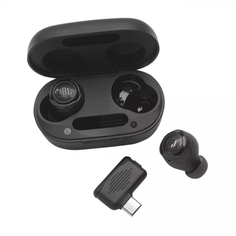 Headset JBL Quantum TWS Air sem fios intra-auricular gaming Bluetooth preto
