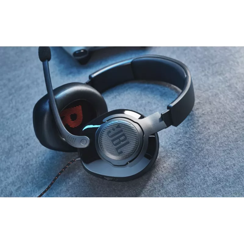 JBL Quantum 200 PRETO, com fios, 20 - 20000 Hz, gaming, 248 g, auscultadores, preto