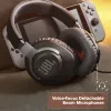 JBL Quantum 100 preto, com fios, gaming, 20 - 20000 Hz, 216 g, auscultadores, preto