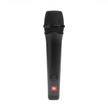 JBL PBM 100 preto, microfone de karaoke, -55 dB, 50 - 15000 Hz, 600 Ω, cardioide, com fios