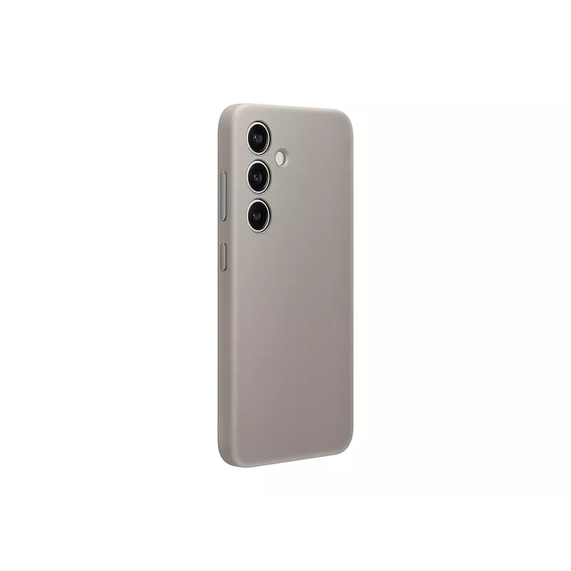 Samsung Galaxy S24 Capa de Pele Vegana Taupe Monocromático