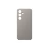 Samsung Galaxy S24 Capa de Pele Vegana Taupe Monocromático