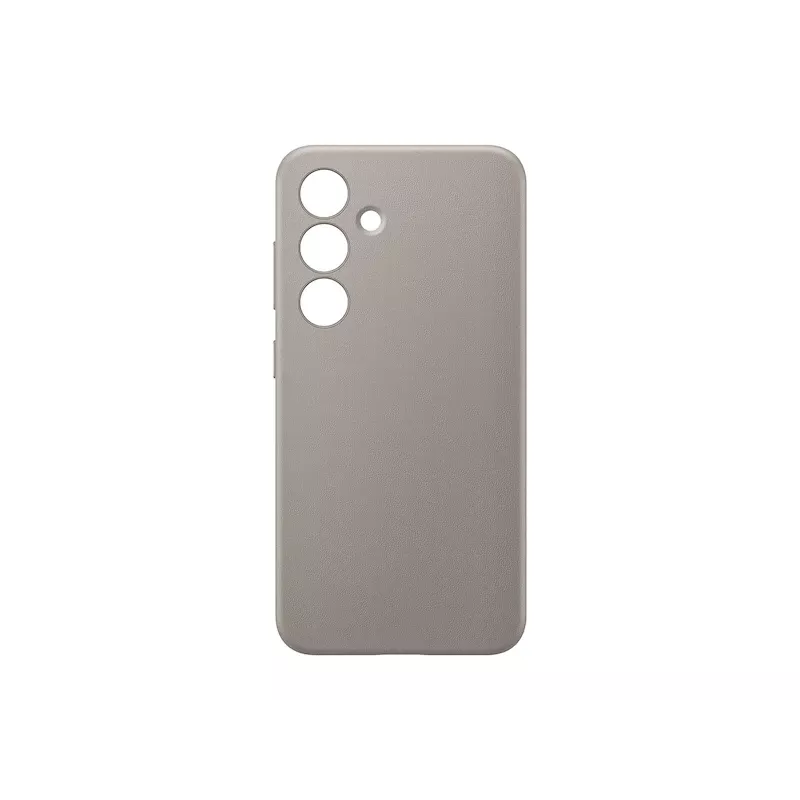 Samsung Galaxy S24 Capa de Pele Vegana Taupe Monocromático
