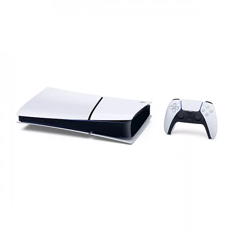 Sony PlayStation 5 (grupo de modelos – slim) Edição Digital, PlayStation 5, Preto, Branco, 16384 MB, GDDR6, 448 GB/s, AMD