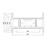 Conjunto de extensão Multibrackets M VESA Conjunto de extensão Tilt & Turn 800x400