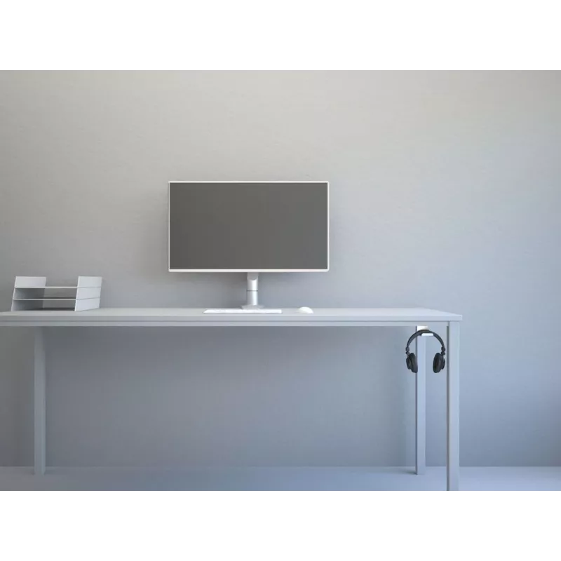 Suporte de secretária para headset Multibrackets M Branco