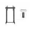 Suporte de ecrã público Multibrackets M Public Display Stand 210 Dual Pillar Wheelbase Preto