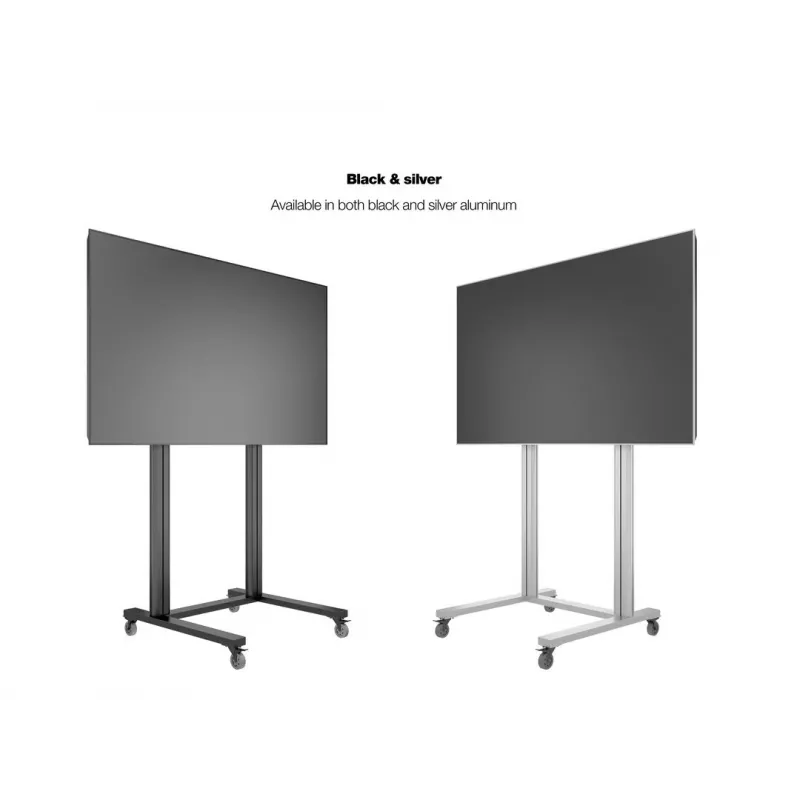 Suporte de ecrã público Multibrackets M Public Display Stand 210 Dual Pillar Wheelbase Preto