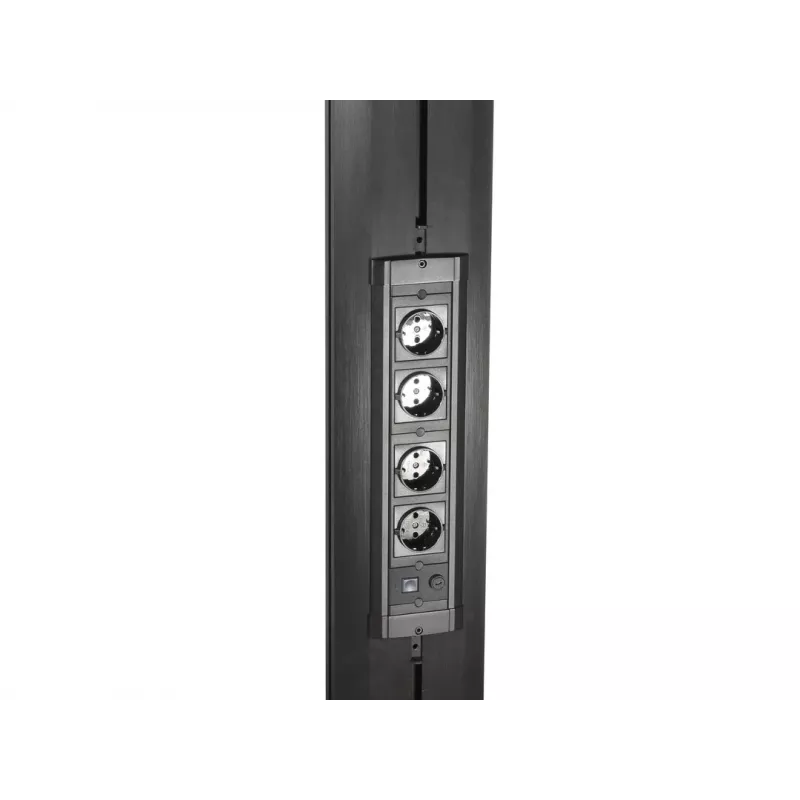 Suporte de ecrã público Multibrackets M Public Display Stand 210 Dual Pillar Wheelbase Preto