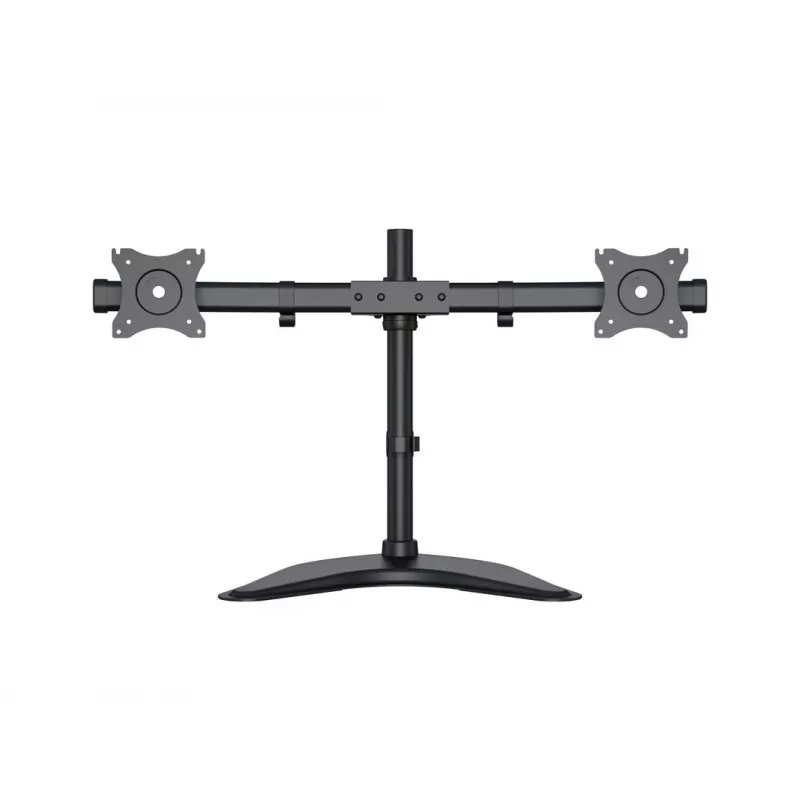 Suporte de secretária Multibrackets M Deskstand Basic Dual, Autónomo, 16 kg, 38,1 cm (15 polegadas), 68,6 cm (27 polegadas), 100 x 100 mm, Preto