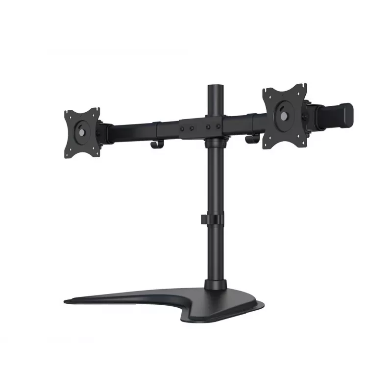 Suporte de secretária Multibrackets M Deskstand Basic Dual, Autónomo, 16 kg, 38,1 cm (15 polegadas), 68,6 cm (27 polegadas), 100 x 100 mm, Preto