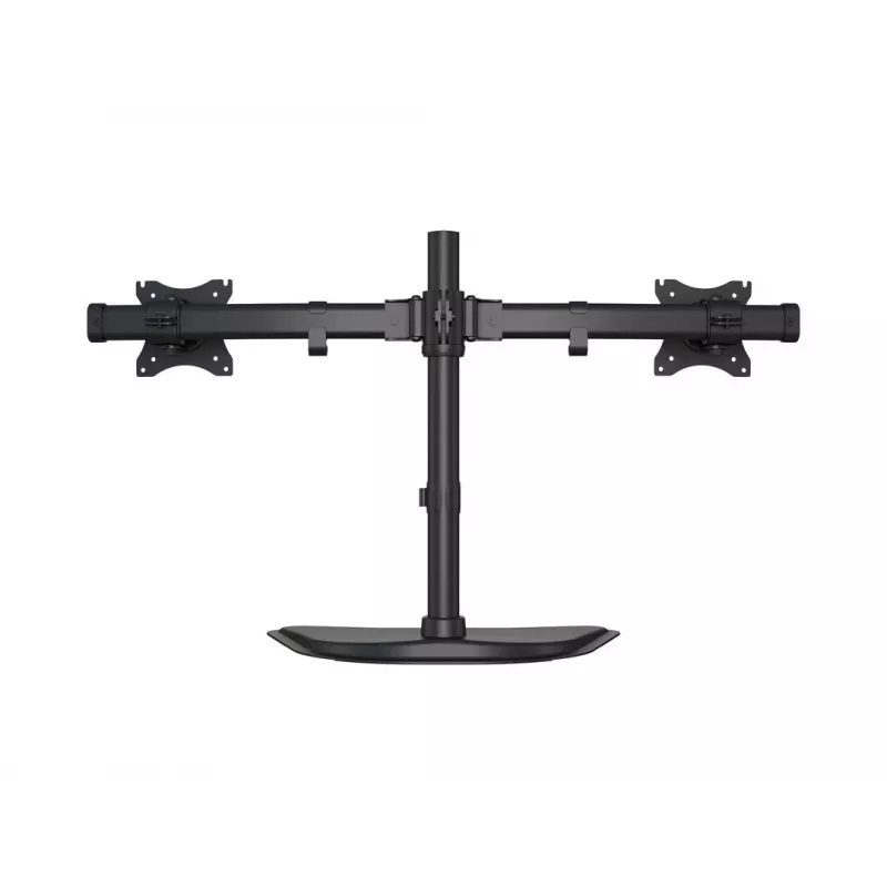 Suporte de secretária Multibrackets M Deskstand Basic Dual, Autónomo, 16 kg, 38,1 cm (15 polegadas), 68,6 cm (27 polegadas), 100 x 100 mm, Preto
