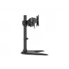 Suporte de secretária Multibrackets M Deskstand Basic Dual, Autónomo, 16 kg, 38,1 cm (15 polegadas), 68,6 cm (27 polegadas), 100 x 100 mm, Preto