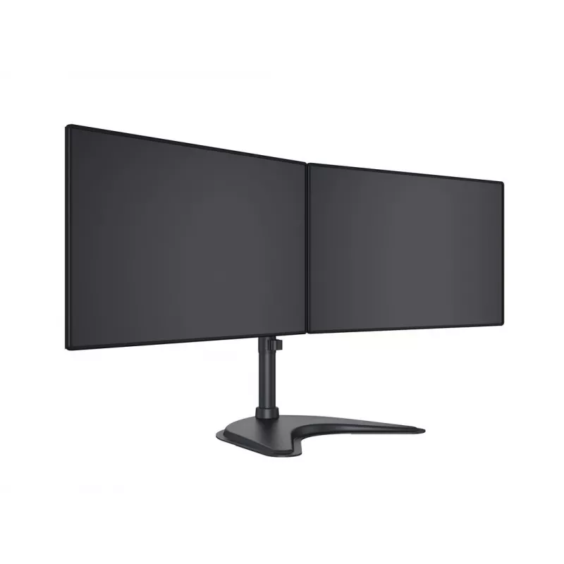 Suporte de secretária Multibrackets M Deskstand Basic Dual, Autónomo, 16 kg, 38,1 cm (15 polegadas), 68,6 cm (27 polegadas), 100 x 100 mm, Preto
